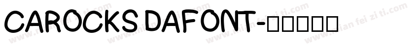 CAROCKS DAFONT字体转换